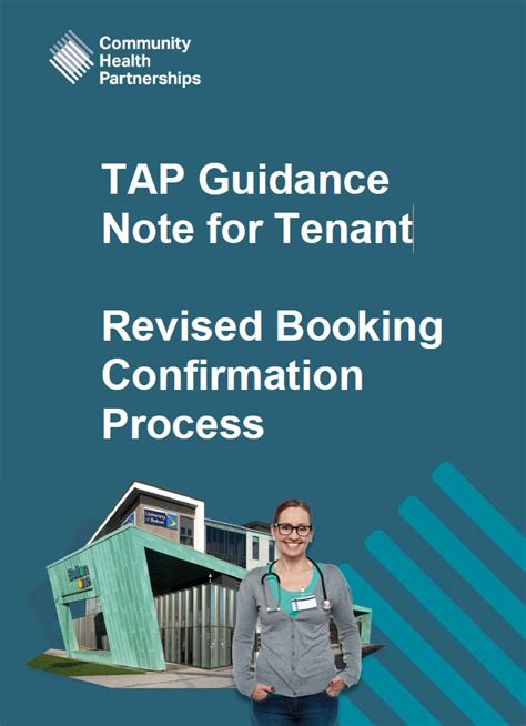 Tenant Access Portal (TAP) booking process change - confirming and ...