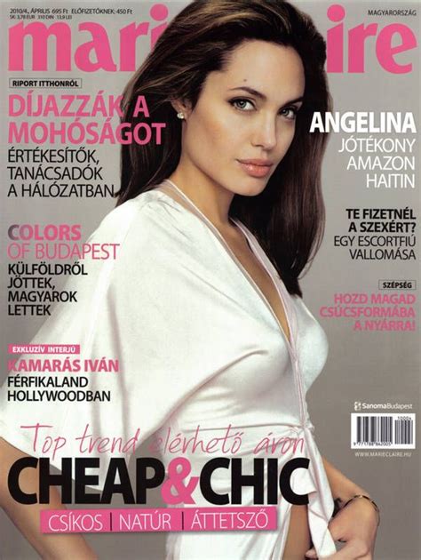 Angelina Jolie -- Marie Claire Hungary, April 2010 | Marie claire ...