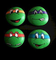 Hand-painted rocks of Ninja Turtles and Shredder! | Ninja Turtles ...