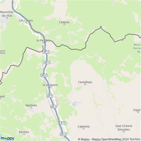 Plan la Jonquera : carte de la Jonquera (17700) et infos pratiques