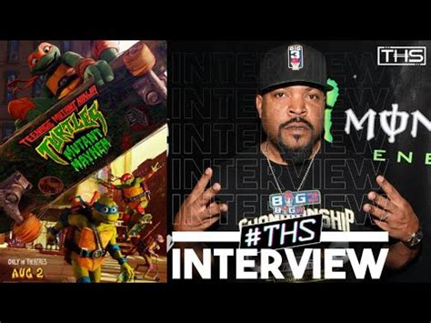 Teenage Mutant Ninja Turtles Mutant Mayhem: Ice Cube Interview | THS ...