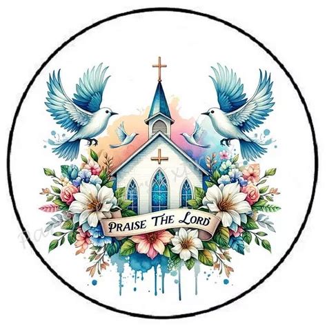 Praise The Lord Church Religious Sticker Party Favors Sticker Envelope ...