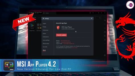 New MSI Emulator 4.2 - Best Android Emulator For Low End PC.