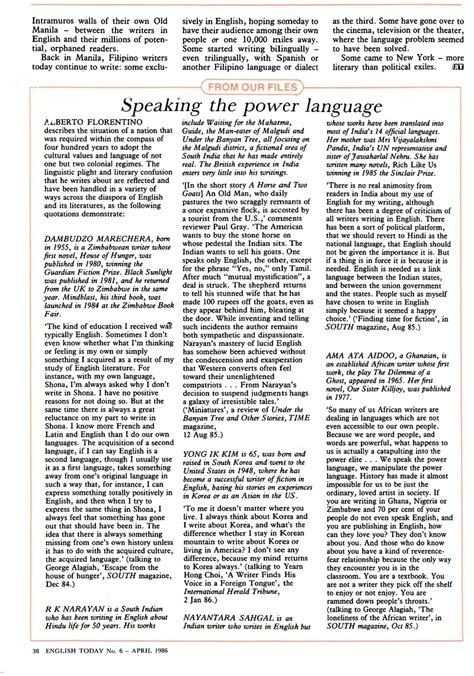 Speaking the power language | English Today | Cambridge Core