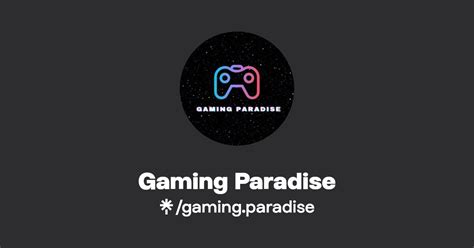 Gaming Paradise | Instagram | Linktree
