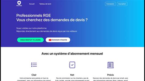 Inscription des professionnels RGE sur pro-rge.fr - YouTube