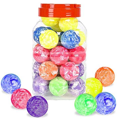 ArtCreativity Marble Bouncy Balls for Kids Set of 30 Bouncing Balls in ...