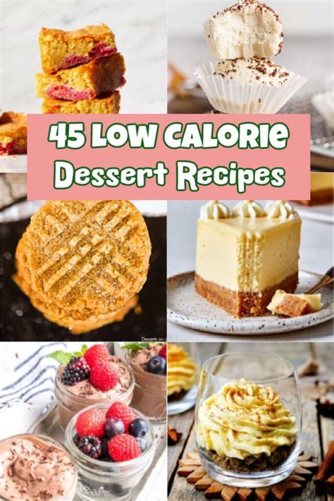 Low Calorie Desserts - 45 Low Calorie Dessert Recipes