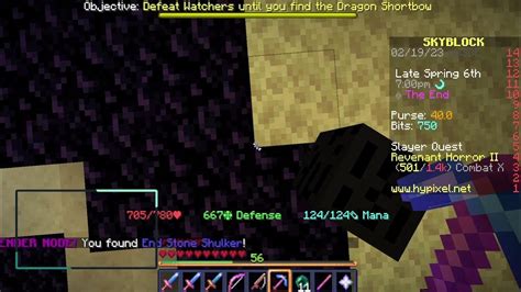 Hypixel skyblock (Combat level grinding) - YouTube