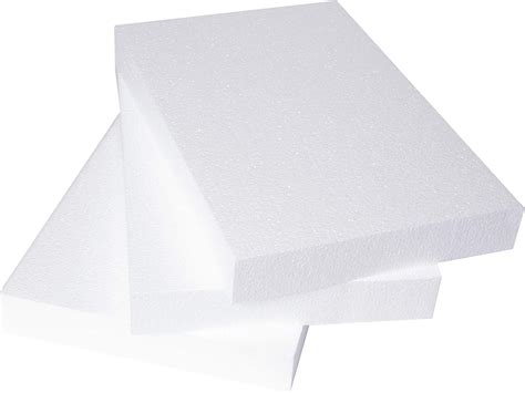 Silverlake Craft Foam Block - 3 Pack of 11x17x2 EPS Polystyrene Blocks ...
