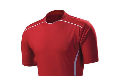red soccer jersey, sports t-shirt, soccer uniform | Sport t shirt ...