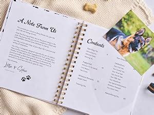 New Puppy Gift – Keepsake Dog Memory Book & Photo Album | Gift for New Puppy Owners, Dog Moms & Dads | Puppy Journal, Planner & Scrapbook