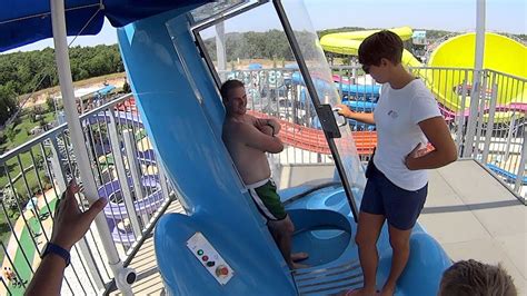 Looping Rocket Water Slide at Aquacolors Poreč - YouTube