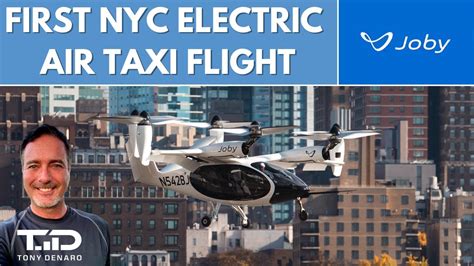 JOBY Performs Urban Taxi eVTOL Test Flight in New York City - YouTube