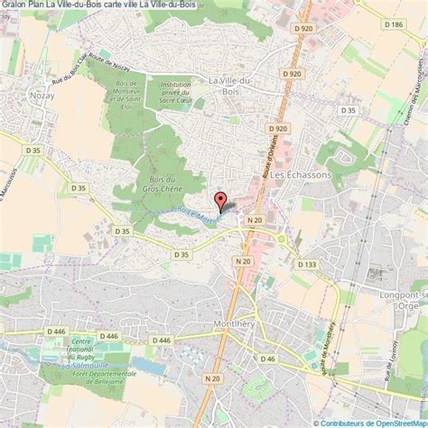 Plan La Ville-du-Bois carte ville La Ville-du-Bois