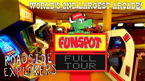 FUNSPOT | World's 2nd Largest Retro Arcade 600+ Games | 2023 Full Tour Vlog | Laconia, NH | NEX 08