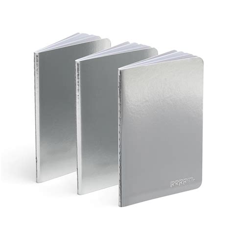 Mini Medley Assorted Brights Soft Cover Journals, Set of 10 | Silver ...