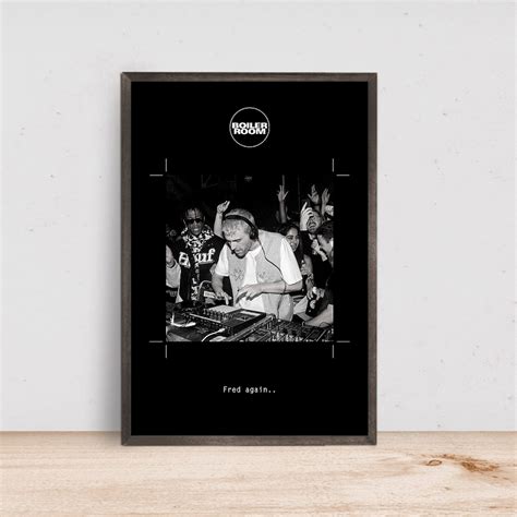Techno House Fred Again BEST GIFT Techno Music Print Set Band Poster ...