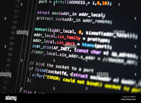 Syntax, Source Code, Code, Programmiersprache C, Programm, Informatik ...