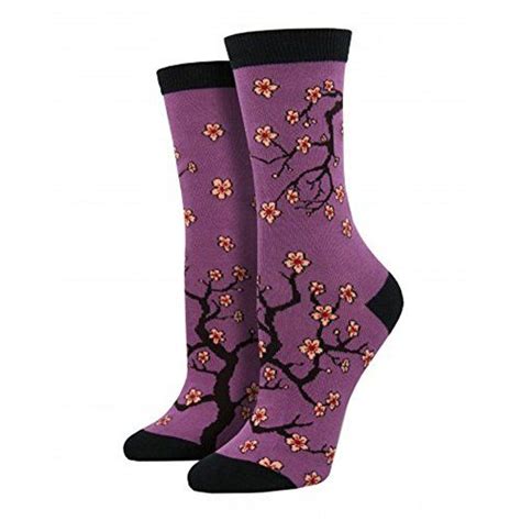 Socksmith Women's Viola Cherry Blossoms Socks | Girl black socks ...
