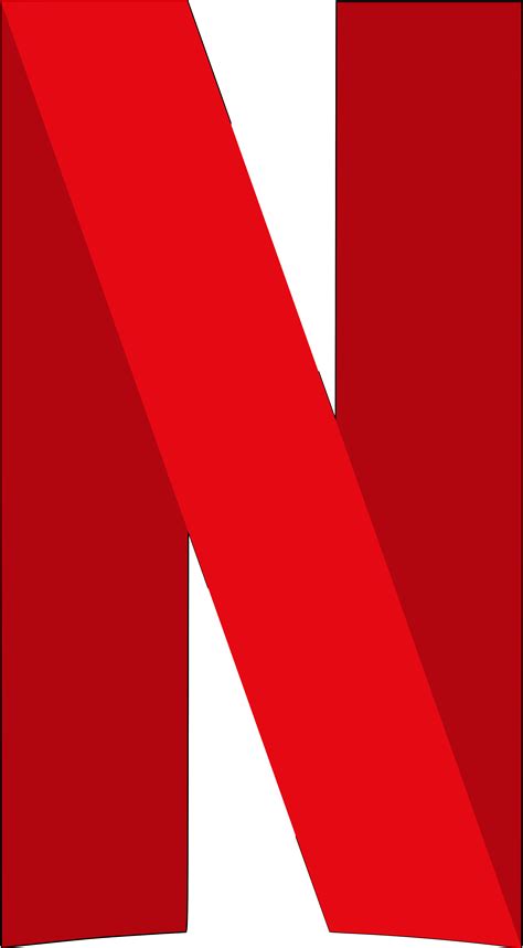 Netflix logo PNG transparent image download, size: 2751x4987px