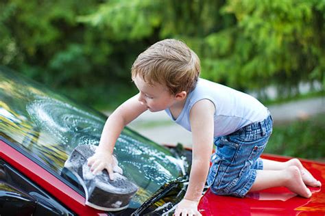 Kids In Car Wash Stock Photos, Pictures & Royalty-Free Images - iStock