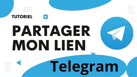 Comment partager son lien telegram