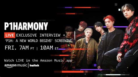 P1HARMONY Team With Amazon Music for International Premiere of Box ...