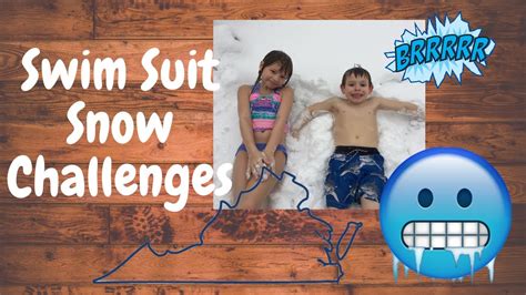 Swim Suit Snow Challenges