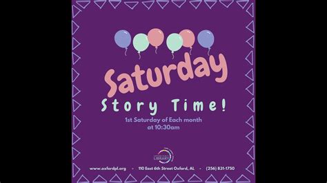 Saturday Story Time - YouTube