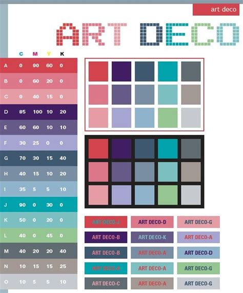 Art Deco Color Palette Design