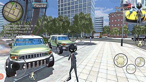 Amazing Crime Strange Stickman Rope Vice Vegas *New Update | Android GamePlay HD