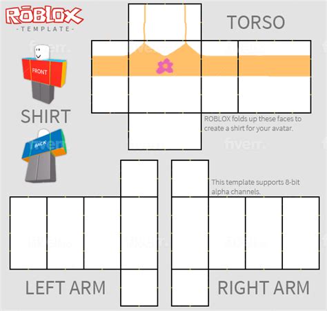 Roblox Crop Top Template PNG