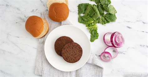 Cooking Impossible Burgers in an Air Fryer Recipes - Fabulessly Frugal