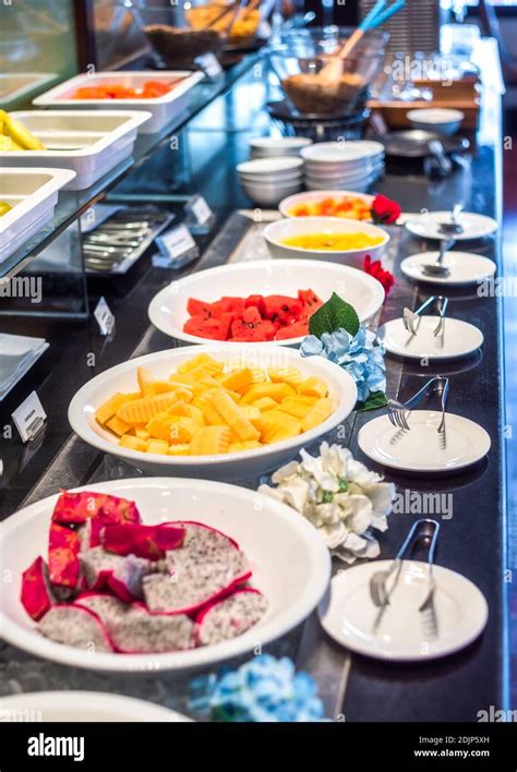 Hotel breakfast buffet hi-res stock photography and images - Alamy