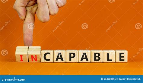Symbole Capable Ou Incapable. Mots-concepts Capables Ou Incapables De ...