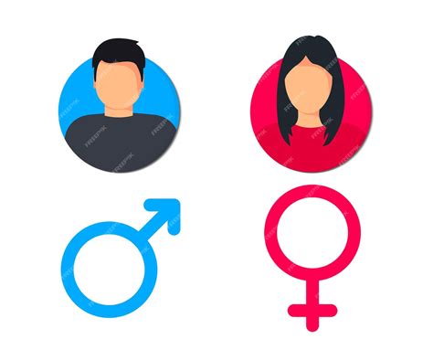 Pictogramme masculin et féminin pour la conception de sites Web et d ...