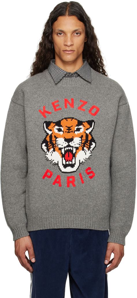 Kenzo pull à col ras du cou pour Hommes | SSENSE France