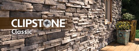 ClipStone® Black Creek ProStack Manufactured Stone Veneer Siding ...