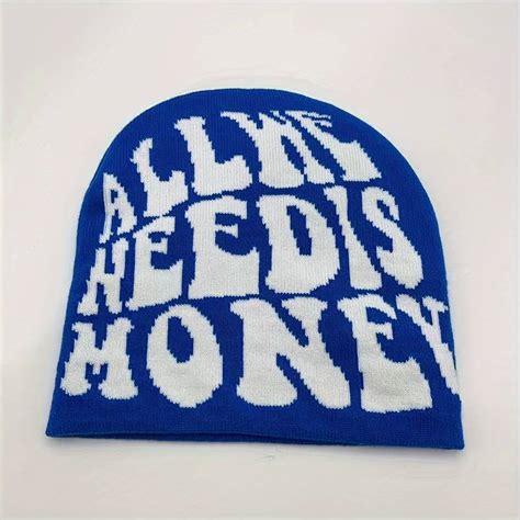 ALL WE NEED IS MONEY BEANIE– NOIRE KLOSET