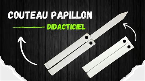 Diy: Comment Fabriquer Un Couteau Papillon En Papier - YouTube