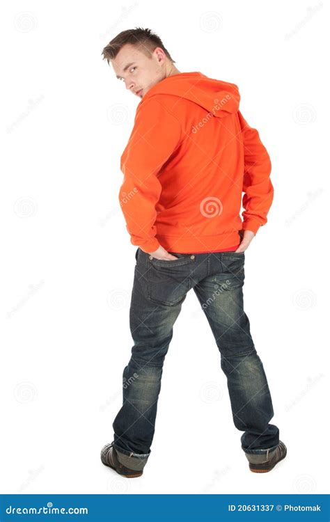 Jeune homme debout image stock. Image du gens, frais - 20631337