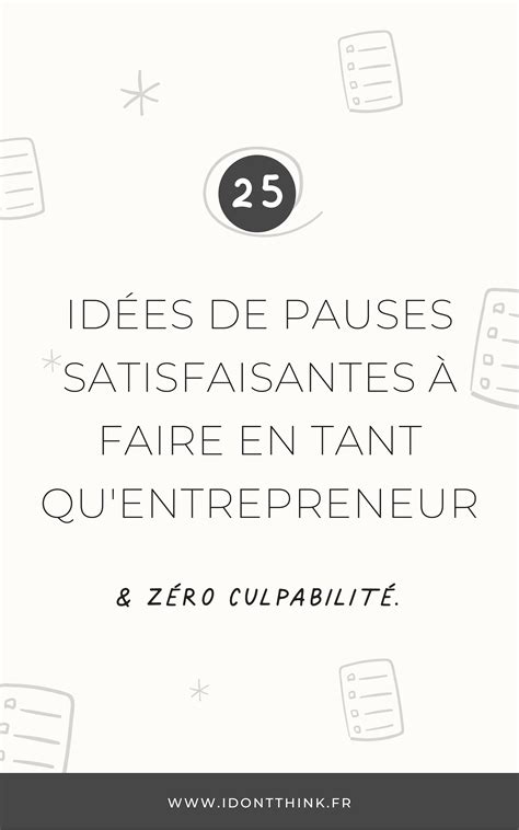 Freelance : 25 idées pour faire des pauses déconnectées