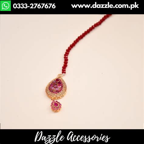 Ruby Floral Bindia For Girls - Dazzle Accessories