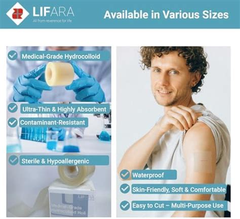 Medical-Grade Hydrocolloid Roll - Sterile & Cut-to-Size, Used as Wound ...