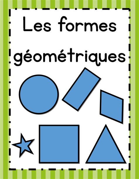 Affiches des formes géométriques – La boutique de Mathieu – Ressources ...