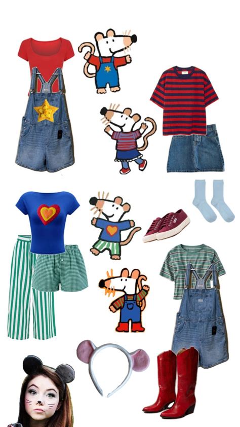 maisy mouse costumes in 2025 | Trio halloween costumes, Mouse costume ...