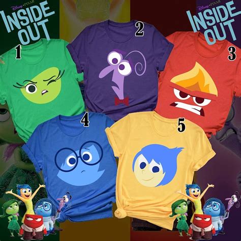 Disney Inside Out Characters Halloween Costume, Inside Out T - Inspire ...
