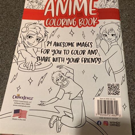 Anime coloring book by Crown Jewlz, Paperback | Pangobooks