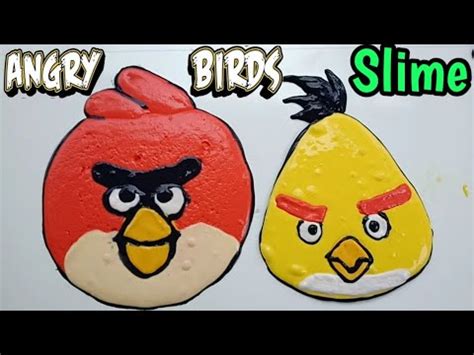 Cara membuat Angry Birds Slime Tutorial - YouTube